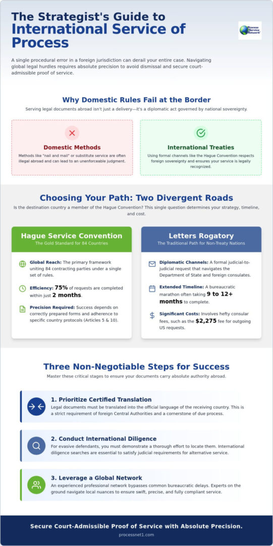 How to Serve Someone Internationally: The Definitive 2026 Legal Guide