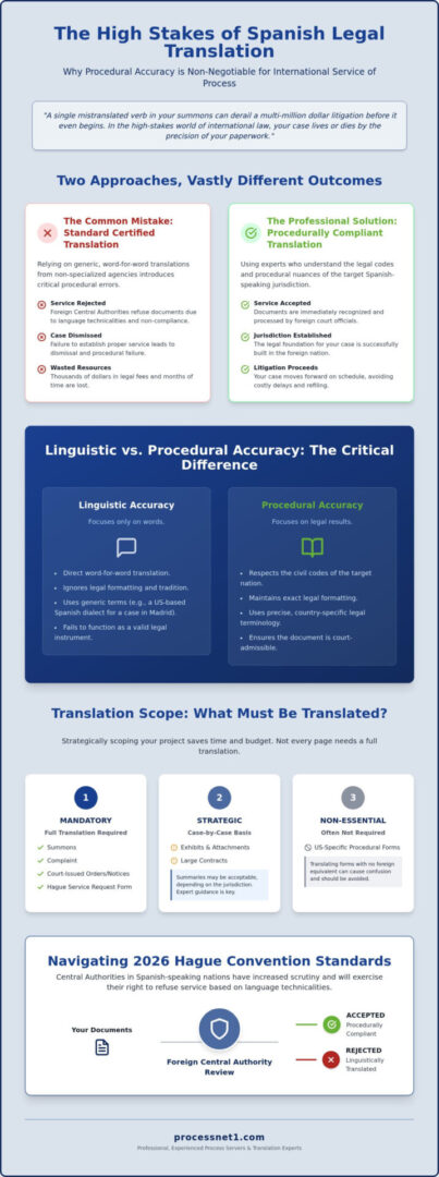 How to Secure Spanish Legal Translation Services for International Service of Process